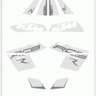 190 RC8R CHASSIS Наклейки
