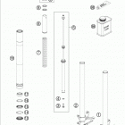 190 RC8R CHASSIS Передняя вилка