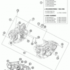 500 EXC ENGINE Картер двигателя