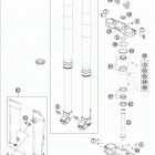 690 ENDURO CHASSIS Передняя вилка