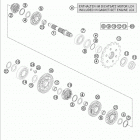 690 ENDURO ENGINE Трансмиссия 2-контрпривод