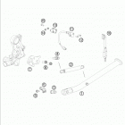 690 ENDURO CHASSIS Центральная стояночная подножка