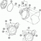 65 SX ENGINE Кожух сцепления