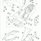690 ENDURO CHASSIS Бак,сидение