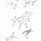 250 XCFW Обтекатель , крылья