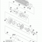 990 SMT ENGINE Сцепление