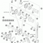 250 XCFW ENGINE Газо-распределительный механизм