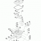 450 SXF ENGINE Головка цилиндра