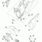 500 EXC CHASSIS Воздушный фильтр