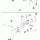 RC8R WHITE CHASSIS Главный цилиндр тормозной
