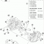 450 SXF ENGINE Картер двигателя