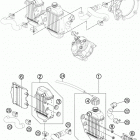 50 SX MINI ENGINE Система охлаждения