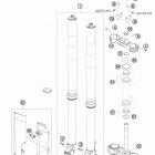 250 XC CHASSIS Передняя вилка