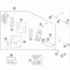 50 SX CHASSIS Передний тормозной суппорт