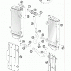 450 SXF ENGINE Система охлаждения