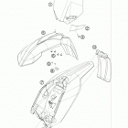 65 SX CHASSIS Обтекатель, крылья