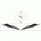 250 XCF CHASSIS Наклейки