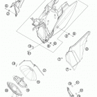 350 XCFW CHASSIS Воздушный фильтр