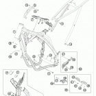 200 XCW CHASSIS Рама