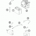 250 XCF CHASSIS АКБ