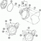65 SX ENGINE Кожух сцепления