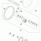 990 ADVR CHASSIS Переднее колесо