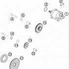 500 EXC ENGINE Электрический стартер