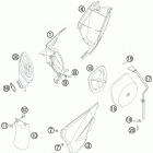 85 SX CHASSIS Фильтр воздушный