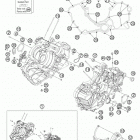 RC8R ENGINE Картер двигателя