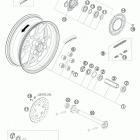RC8R TRACK CHASSIS Заднее колесо