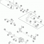 250 XC ENGINE Механизм переключения