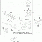 450 SXF CHASSIS Главный цилиндр тормозной
