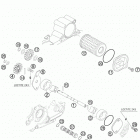 250 XCFW ENGINE Масляная система