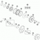 65 SX ENGINE Сцепление