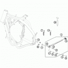 250 XC CHASSIS Подножки