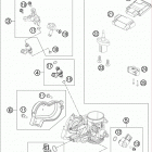 250 SXF ENGINE Корпус Дросселя