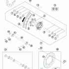 450 SXF CHASSIS Заднее колесо