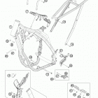 250 XCFW CHASSIS Рама