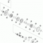 990 ADV ENGINE Трансмиссия 2-контрпривод