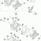50 SX ENGINE Картер двигателя