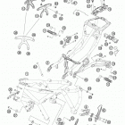 RC8R WHITE CHASSIS Рама