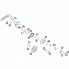 350 XCF ENGINE Кик стартер