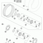 990 ADVR CHASSIS Заднее колесо