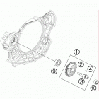 450 XCW ENGINE Балансирный вал