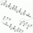 65 SX ENGINE Трансмиссия