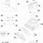 200 XCW ENGINE Цилиндр,головка цилиндров