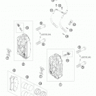 RC8R TRACK CHASSIS Передний тормозной суппорт