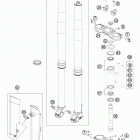 690 ENDURO CHASSIS Передняя вилка
