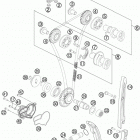 250 XCF ENGINE Газо-распределительный механизм