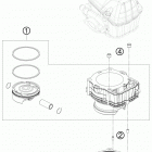 500 EXC ENGINE Цилиндр